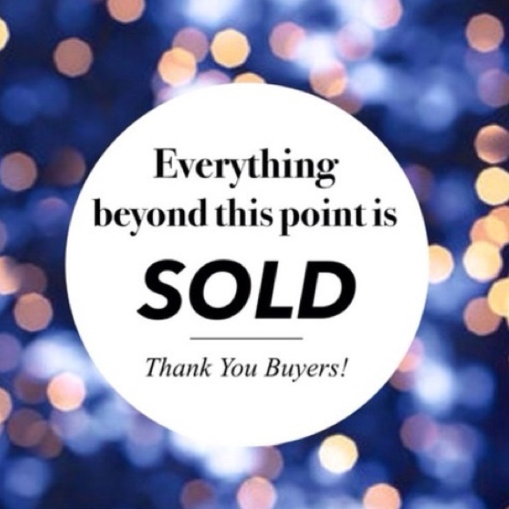 Everything sold pass this